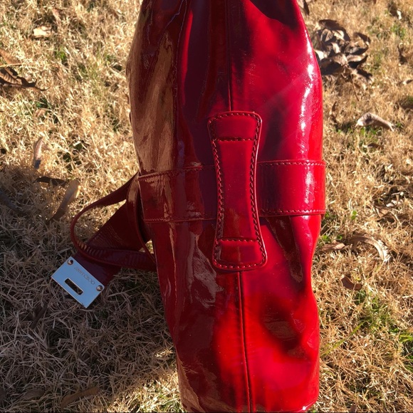 Jimmy Choo Riki Bag Red Leather - Picture 7 of 8